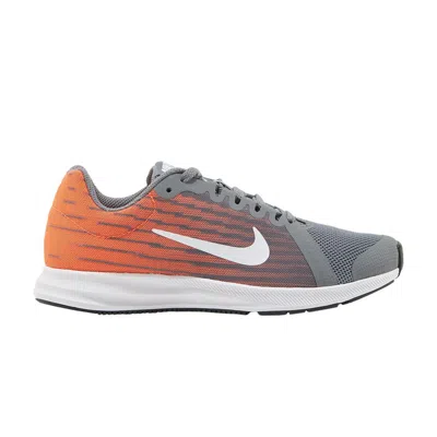 Pre-owned Nike Downshifter 8 Gs 'cool Grey Hyper Crimson' | Kid's Size 4 In Gray