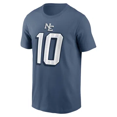 Nike Drake Maye New England Patriots Rivalries Collection  Men's Nfl T-shirt In Blue