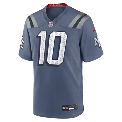 Nike Drake Maye New England Patriots Rivalries Collection Menâs  Men's Nfl Game Jersey In Blue