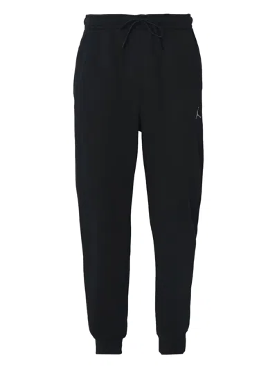 Nike Drawstring-cuffed Trousers In Black