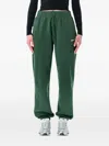 Nike Drawstring-fastening Logo-detail Track Pants In Green