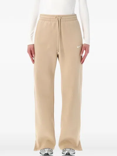 Nike Drawstring-fastening Track Pants In Neutral