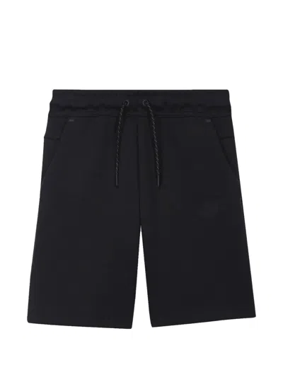 Nike Kids' Drawstring Fleece Shorts In Black