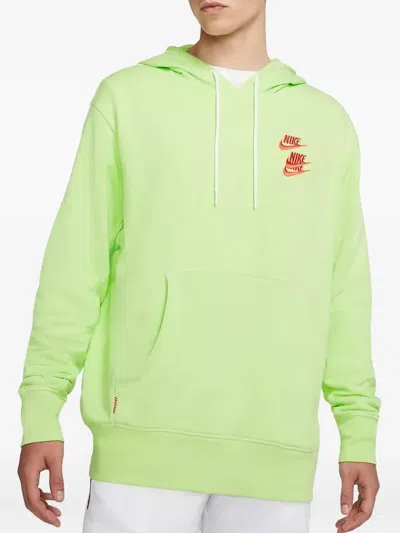 Nike Alphabet Printing Sports Pullover Green