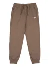 Nike Drawstring Track Pants In Brown