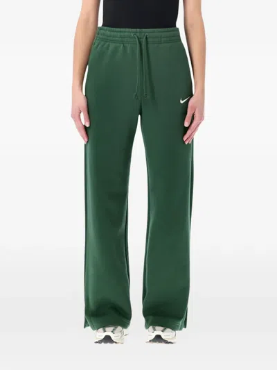 Nike Drawstring Track Pants In Green