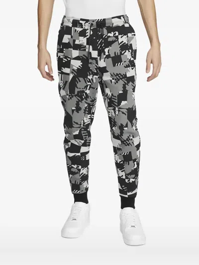 Nike Drawstring-waist Track Pants In Black