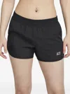 Nike Dri-fit 10k Icon Clash "black/black/white" Running Shorts In Black