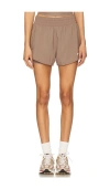 Nike Dri-fit 3 2-in-1 Shorts In Mink Brown & Reflective Silver