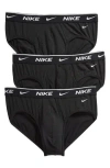 Nike Dri-fit 3-pack Everyday Performance Briefs In Black