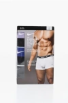 Nike Dri-fit 3 Pairs Boxers Set With Monogram In White