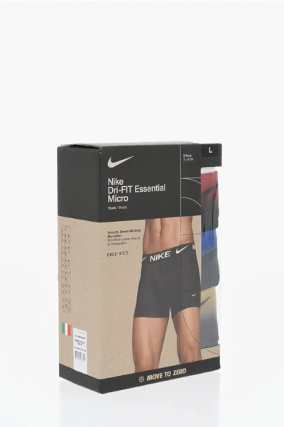 NIKE DRI-FIT 3 PAIRS OF BOXERS SET WITH GRADIENT LOGO