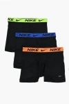 Nike Set Of 3 Dri-fit Boxer With Logoed Elastic Band In Black