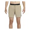 Nike Dri-fit 5"" Brief-lined Trail Shorts 'khaki' In Neutral