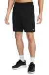 Nike Dri-fit 7-inch Brief Lined Versatile Shorts In Black/iron Grey/white
