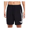 Nike Dri-fit 7"" Shorts 'black Form Swoosh '