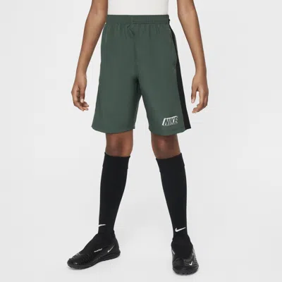 Nike Dri-fit Academy23 Big Kids' Soccer Shorts In Green