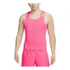 Nike Dri-fit Adv Aeroswift Racing Running Singlet 'pink'