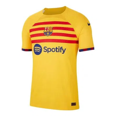 NIKE NIKE DRI-FIT ADV FC BARCELONA 23-24 MATCH FOURTH SOCCER JERSEY 'YELLOW'