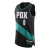 Nike Dri-fit Adv Nba Portland Trail Blazers Damian Lillard City Edition 2022/23 Authentic Jersey In Black