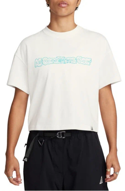 Nike Dri-fit Adv Oversize Graphic T-shirt In Summit White