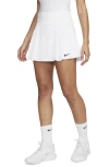 Nike Advantage Dri-fit Tennis Skirt In White/black