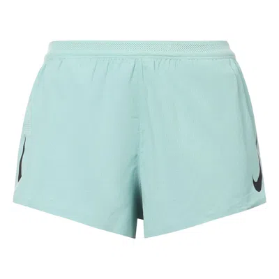 Nike Dri-fit Aeroswift Running Shorts 'lake Green' In Blue