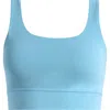 Nike Dri-fit Alate Ellipse Sports Bra In Denim Turquoise/ White
