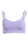 Nike Zenvy Strappy Light-support Padded Sports Bra In Purple
