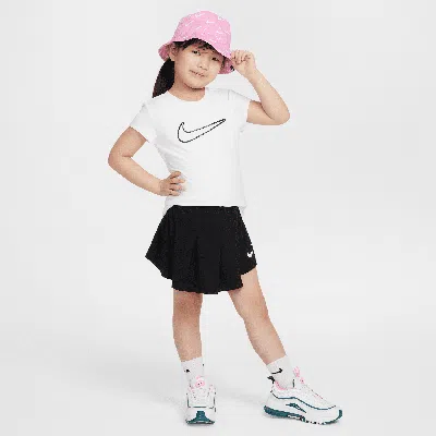 Nike Dri-fit All Day Play Little Kids' 2-piece Skort Set In Black