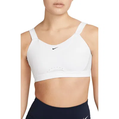 Nike Dri-fit Alpha Sports Bra In White