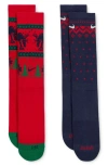 Nike Dri-fit Assorted 2-pack Crew Socks In Multi