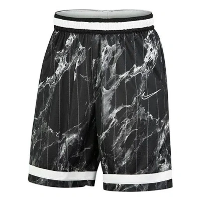 Nike Dri-fit Basketball Quick Dry Loose Sports Shorts Black White