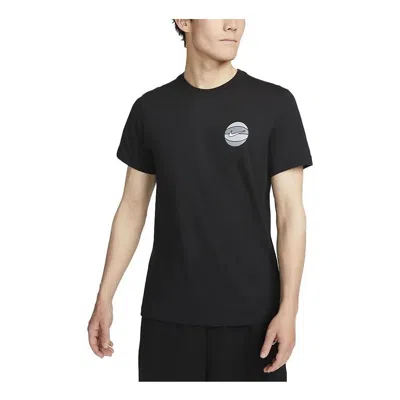 Nike Dri-fit Basketball T-shirt 'black' In Blue