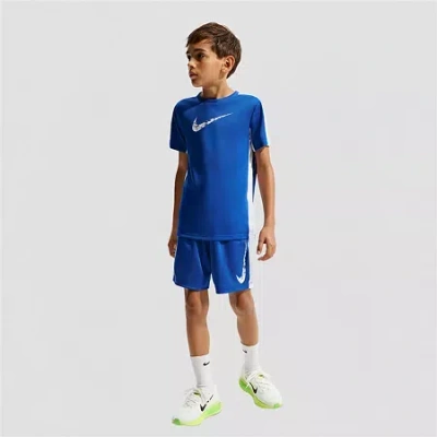 Nike Dri-fit Big Kid Unisex Pull-on Short In Blue