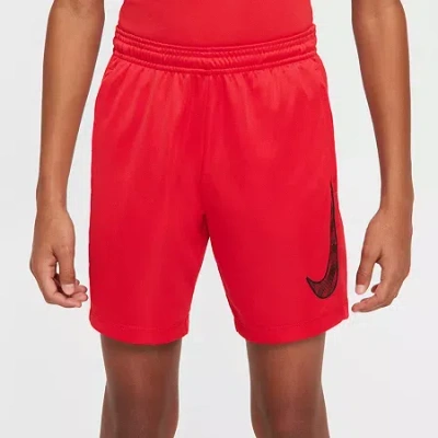 Nike Dri-fit Big Kid Unisex Pull-on Short In Red