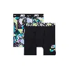 Nike Dri-fit Big Kids' Printed Long Boxer Briefs (2-pack) In Multicolor