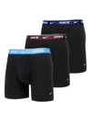 Nike Dri-fit Boxer Briefs (pack Of Three) In Black