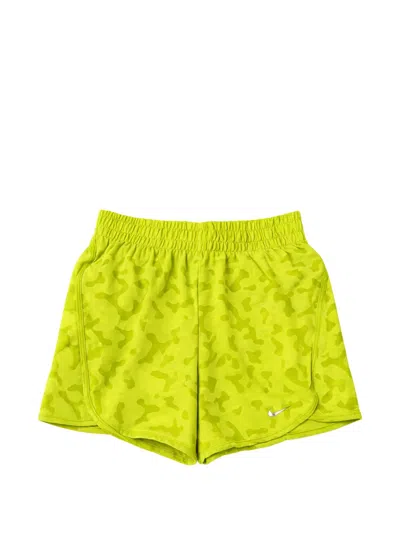 Nike Kids' Dri-fit Breezy High-waisted Shorts In Green