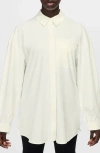 Nike Dri-fit Button-up Shirt In Sail/sail