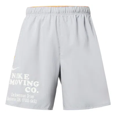 Nike Dri-fit Challenger 18cm Unlined Versatile Shorts 'grey' In Gray