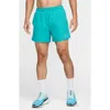 Nike Dri-fit Challenger 5-inch Brief Lined Shorts In Dusty Cactus