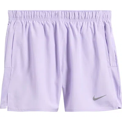 Nike Dri-fit Challenger 5-inch Brief Lined Shorts In Hydrangeas