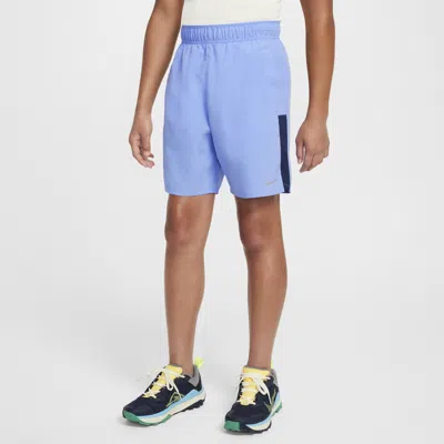 Nike Dri-fit Challenger Big Kids' (boys') Training Shorts In Blue