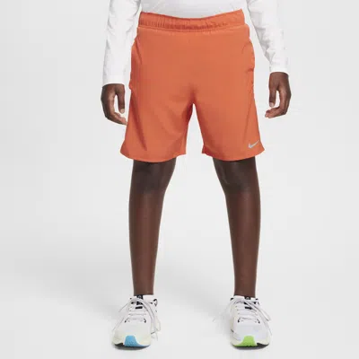 Nike Dri-fit Challenger Big Kids' (boys') Training Shorts In Orange