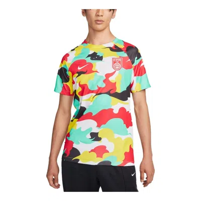Nike Dri-fit China Pre-match Soccer Jersey 'colorful' In Multi