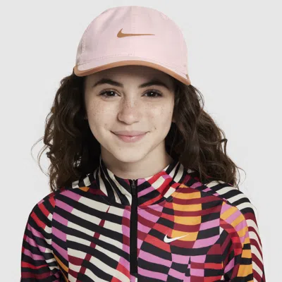 Nike Dri-fit Club Kids' Unstructured Featherlight Cap In Pink