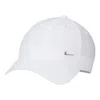Nike Dri-fit Club Metall-swoosh Logo Cap 'white'