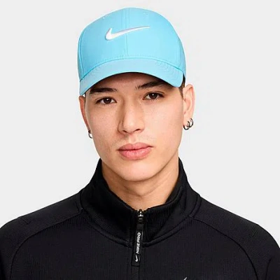Nike Dri-fit Club Structured Swoosh Strapback Hat In Multi