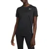 Nike Dri-fit Crewneck T-shirt In 010black/white